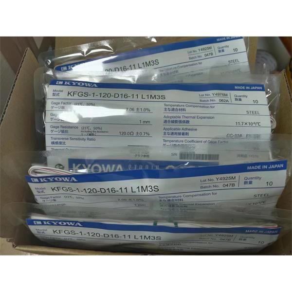 日本KYOWA大應(yīng)變箔式應(yīng)變片KFEL-5-120-D34-16 L30C3R